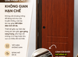 Cánh cửa này được giữ bằng gì mà không thấy khung 