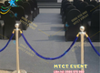 Cho Thuê Trụ Inox Dây Nhung 