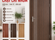 Cửa Composite chạy chỉ nhôm   Đơn giản mà đăng cấp 