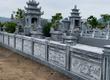 Lan can đá xanh đen họa tiết Tứ Quý   tinh xảo, bền đẹp, tôn vinh kiến...