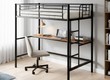 Giường tầng sắt kết hợp bàn học mặt gỗ MDF lõi xanh chống ẩm sang trọng 