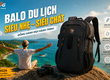 Balo du lịch siêu nhẹ SGPack   Người bạn đồng hành cho mọi hành trình 