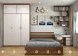 Combo Giường Tủ Gỗ Công Nghiệp Kết Hợp Bàn Làm Việc Sản Xuất Theo Yêu Cầu 