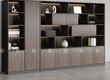 Tủ Hồ Sơ Gỗ MDF Kết Hợp Kệ Mở Trang Trí Hiện Đại 