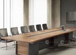 Bàn Họp Chữ Nhật Lớn Gỗ Công Nghiệp MDF Cao Cấp 