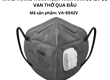 Khẩu trang than hoạt tính VIAN 9542V có van thở qua đầu   Lọc sạch không khí...