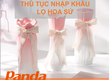 Thủ tục nhập khẩu lọ hoa sứ 