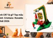 Mô hình Cristiano Ronaldo. Vật phẩm sưu tầm dành cho người hâm mộ CR7 