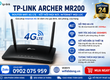 Bộ phát wifi 4G TP Link MR200 chính hãng 