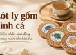 Lót ly gốm hình cá   Điểm nhấn sinh động và may mắn cho bàn trà 