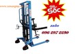 Xe nâng phuy có thể sử dụng ngoài trời mưa 