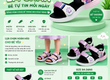 Sandal Cho bé    Săn Đồ mới xinh xắn, Tự tin đón mùa tựu trường 