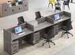 Cụm Bàn Làm Việc Nhân Viên Gỗ MDF Hiện Đại 