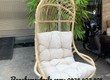 Ghế xích đu đơn mây tre 