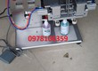 Máy đóng nắp chai có vòi xịt, máy siết nắp chai, máy đóng nắp chai 4 con lăn...