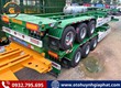 Mooc cổ cò CIMC Dongyue Patec 3 trục 45 feet tải 32.85 tấn mẫu mới 2026 