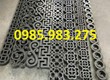 Diềm hoa CNC trang trí mái kính và mái hiên 