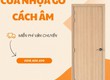Cửa Nhựa Gỗ Cách Âm   Không Gian Yên Tĩnh Và Riêng Tư 