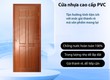 Cửa nhựa PVC phòng tắm   Đẹp, bền, tiết kiệm 