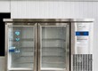 Thanh lý tủ bàn mát quạt gió 2 cánh kính inox Đức Minh   1m2  ...