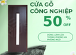 Cửa gỗ công nghiệp cao cấp   Hiện đại, tinh tế 