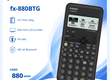 Máy tính Casio FX 880BTG Black Premium chính hãng 