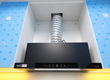 Kaff KF TL7735B Bost   Máy Hút Mùi Âm Tủ Booster 1500m /h, Hút Mạnh Mà Vẫn...