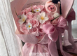 Bó Hoa Sáp Tốt Nghiệp Tone Hồng Pastel Mix Loopy   TiNi Florist 