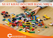 Thủ Tục Xuất Khẩu Đồ Chơi Bằng Nhựa 