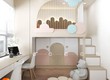 Giường Tầng MDF Dễ Thương Cho Phòng Ngủ Bé Gái 