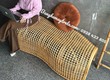 Ghế mây caro 