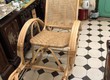 Ghế bập bênh mây tự nhiên mắt cáo 