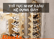 Thủ tục nhập khẩu kệ đựng giày 