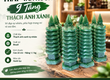 Tháp văn xương thạch anh xanh 9 tầng 