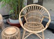 Ghế mây nhỏ đuôi công 