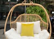 Ghế xích đu đôi mây tre đan tự nhiên treo trần nhà 