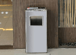 Thùng Rác Inox Chữ Nhật Có Túi Đựng Rác   Tiện Lợi Khi Sử Dụng 