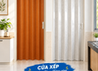 cửa xếp Saigondoor   gọn đẹp, tiết kiệm không gian 