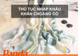 Thủ tục nhập khẩu khăn choàng cổ 