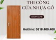 Đơn Vị Thi Công Cửa Nhựa Gỗ   Chọn Đơn Vị Nào 