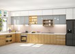Tủ Bếp Gỗ Công Nghiệp MDF Chữ L Hiện Đại Tối Ưu Không Gian 