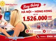 Sun PhuQuoc Airways mở bán vé Hà Nội   Hong Kong từ 1tr526K 