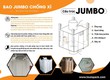 Bao Jumbo PP dệt lót PE 1 tấn 90x90x120cm chống ẩm 