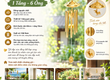 Chuông gió đồng 1 tầng 