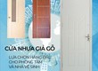 Cửa nhựa giả gỗ   Tiện dụng cho không gian 