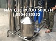 Máy Lọc Rượu Công Nghiệp 500L/h KAG Việt Nam: Giải Pháp Khử Độc Tố Được Vinacontrol Kiểm Định...