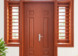 Cửa Thép Vân Gỗ   Sang Mà Xịn Qúa Trời 