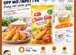 Túi màng ghép đựng bột chiên giòn 