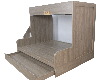 Giường 3 Tầng Gỗ MDF Hiện Đại, Đa Năng Cho Phòng Bé 