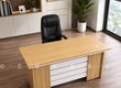 Bàn Giám Đốc Gỗ Công Nghiệp Thiết Kế Hiện Đại, Gọn Gàng 